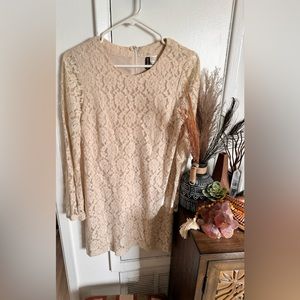 H&M lace dress with slip